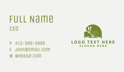 Lawn Care Gardening Business Card Image Preview