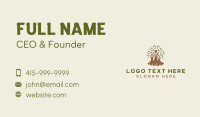 Family Tree Wellness Business Card Design