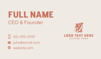 Brick House Construction Tools Business Card Image Preview