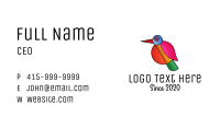 Geometric Minimalist Bird Business Card Image Preview