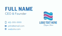Banner Waves Business Card Image Preview