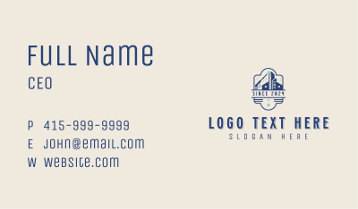 Sanitation Pressure Washing Business Card Image Preview