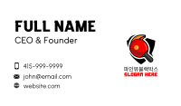 Ping Pong Paddle Business Card Image Preview