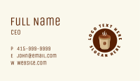 Coffee Cup Drink Business Card Image Preview