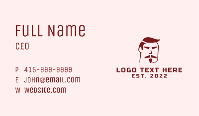 Asian Male Character Business Card Image Preview