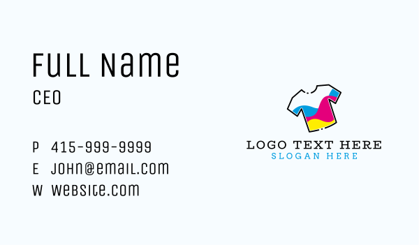 Shirt Print Wave Business Card Design Image Preview