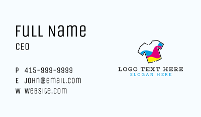 Shirt Print Wave Business Card Image Preview