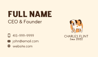 Cute Puppy Grooming Business Card Image Preview