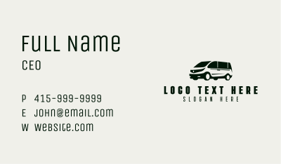 SUV Van Automobile Business Card Image Preview