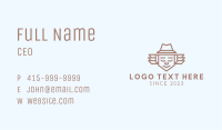 Minimalist Father Hat Business Card Image Preview