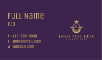 Luxury Boutique Shield Business Card Image Preview
