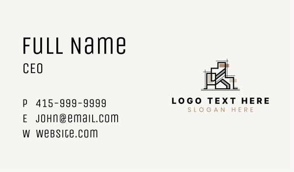 Urban Building Architect Business Card Design Image Preview