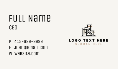 Urban Building Architect Business Card Image Preview