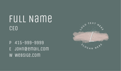 Snow Beauty Lettermark Business Card Image Preview