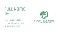 Green Wellness Head  Business Card Image Preview