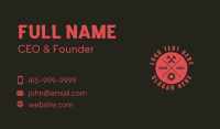 Handyman Carpentry Emblem Business Card Image Preview