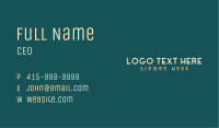 Playful Toddler Wordmark Business Card Image Preview