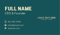 Playful Toddler Wordmark Business Card Image Preview