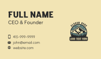 Mountain Trekking Adventure Business Card Preview