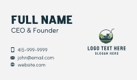 Lawn Mower Field Business Card Preview