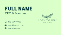 Simple Crocodile Line Art Business Card Image Preview