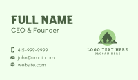 Pine Tree Forest Mountain Business Card Design