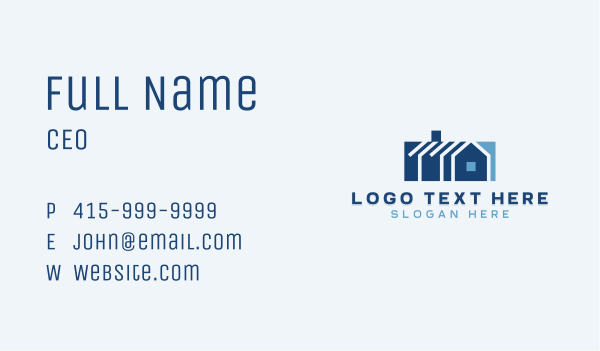 Roof Property Construction Business Card Design Image Preview