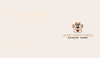Puppy Pet Paw Business Card Image Preview