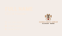 Puppy Pet Paw Business Card Image Preview