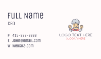 Chef Cartoon Mascot Business Card Image Preview