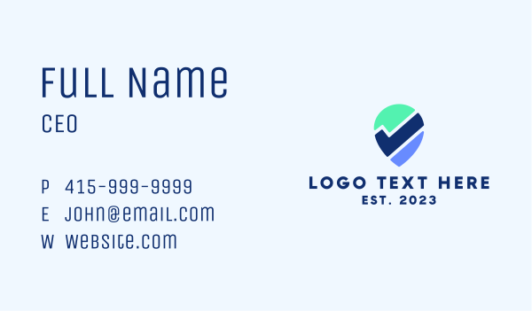 Locator Map Check Business Card Design Image Preview