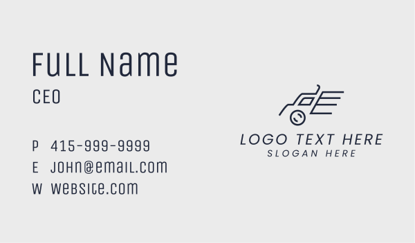 Express Delivery Automotive Business Card Design Image Preview