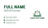 Green Leaf House Business Card Design