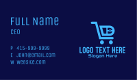 Computer Tech Shopping Cart Business Card Image Preview