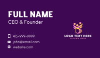 Human Disability Charity Business Card Preview