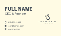 Luxury Business Letter S Business Card Design