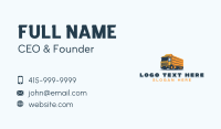 Shipping Freight Truck Business Card Image Preview