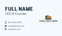 Shipping Freight Truck Business Card Preview