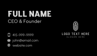 Medieval Shield Sword  Business Card Preview