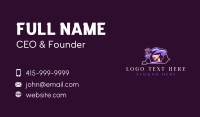 Woman Kentucky Hat Business Card Design