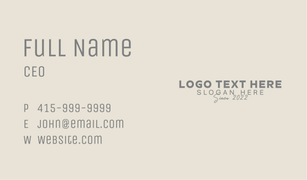 Business Brand Wordmark Business Card Design Image Preview