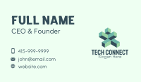 Technology Building Blocks Business Card Image Preview