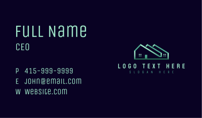 Real Estate Property Builder Business Card Image Preview