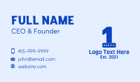 Number 1 Server Business Card Image Preview