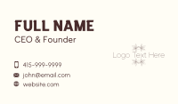 Nature Wellness Wordmark Business Card Image Preview