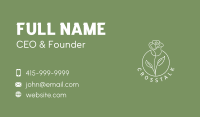 Floral Beauty Spa  Business Card Image Preview