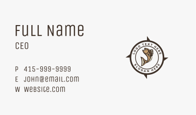 Fish Marine Fishing Business Card Image Preview