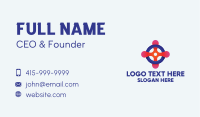 Gradient Nautical Cross Business Card Image Preview