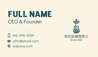 Monoline Farmer Guitar Business Card Image Preview