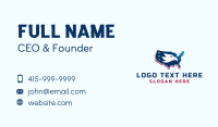 American Eagle Map Business Card Image Preview